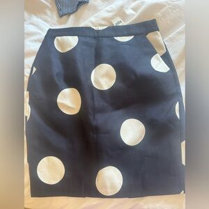 Lk Bennett Polka Dot Skirt